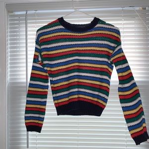 Forever 21 Girls multicolor long sleeve sweater!